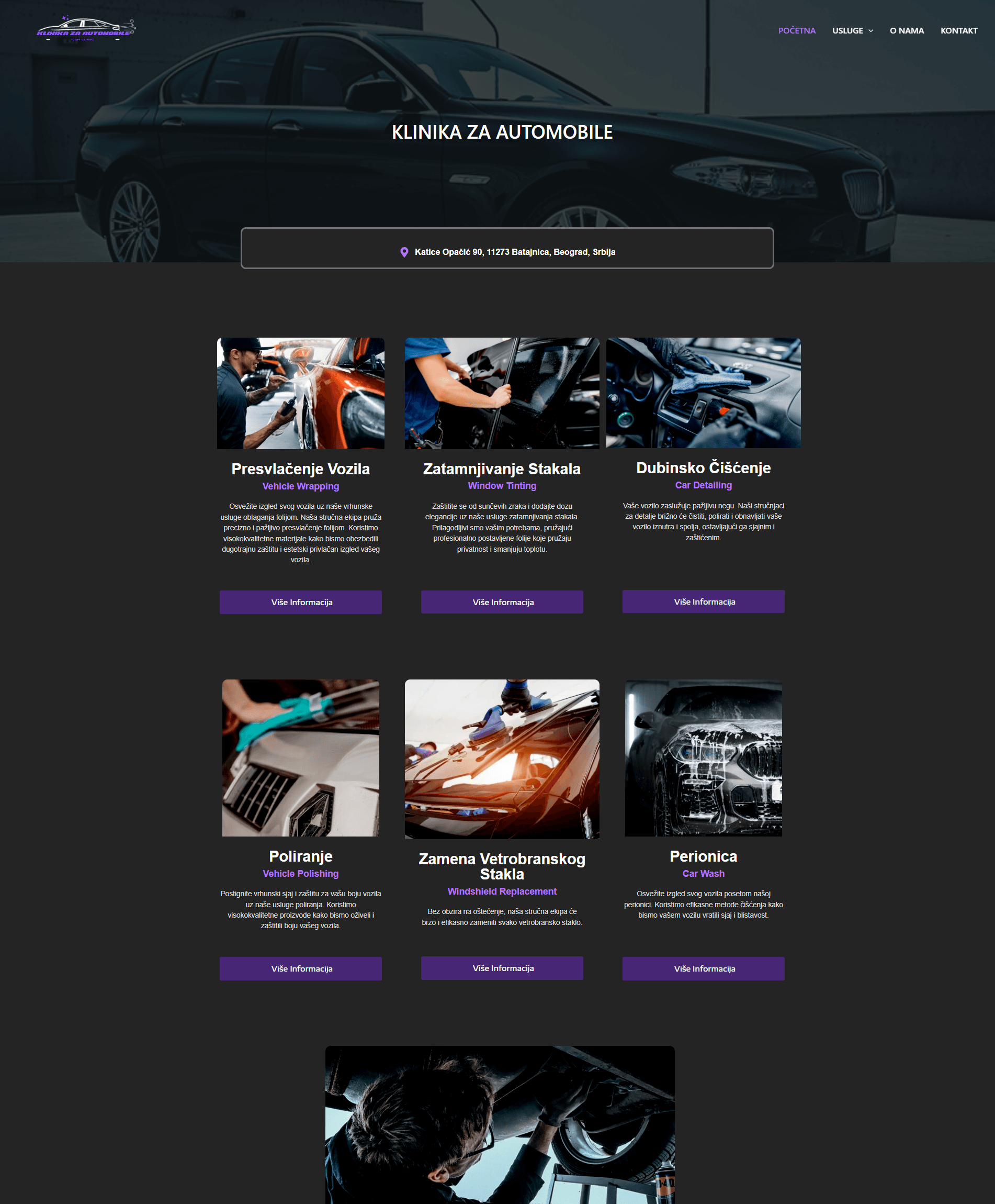 Naši veb sajtovi - klinikazaautomobile.rs by MaffixByte